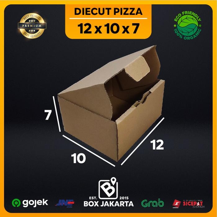 

KARDUS uk 12x10x7 CM Diecut Pizza Corrugated Packaging Box