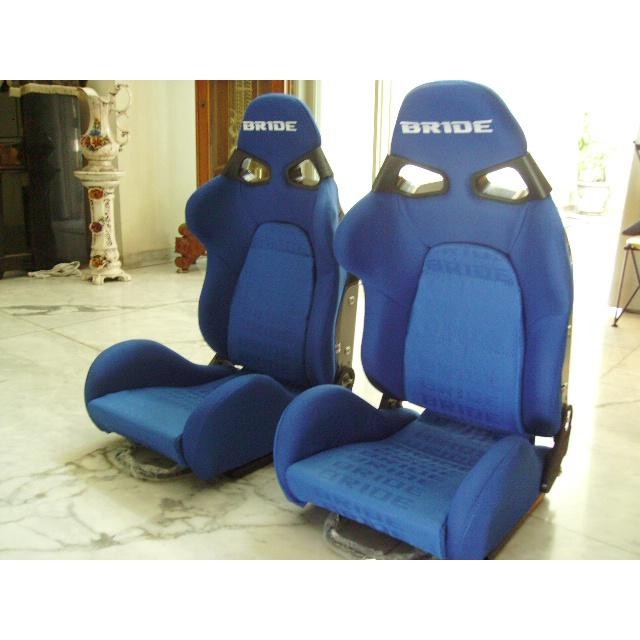 Racing Seat Bride Cuga Blue Carbon Black