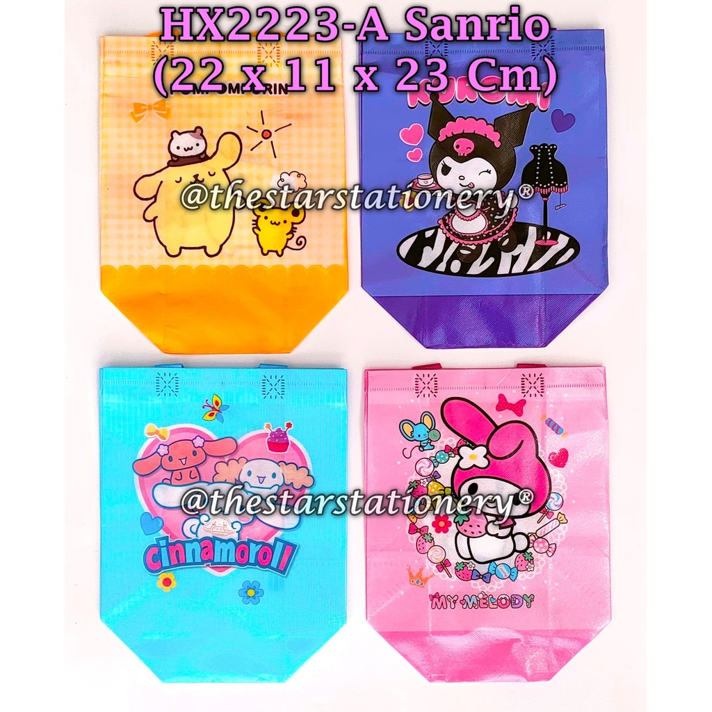 

(1 Biji) Tas Karung Sanrio 22 x 23 x 11 / Gift Bag Sanrio / Tas Karung GXIMP HX2223-A Small (1 Biji)