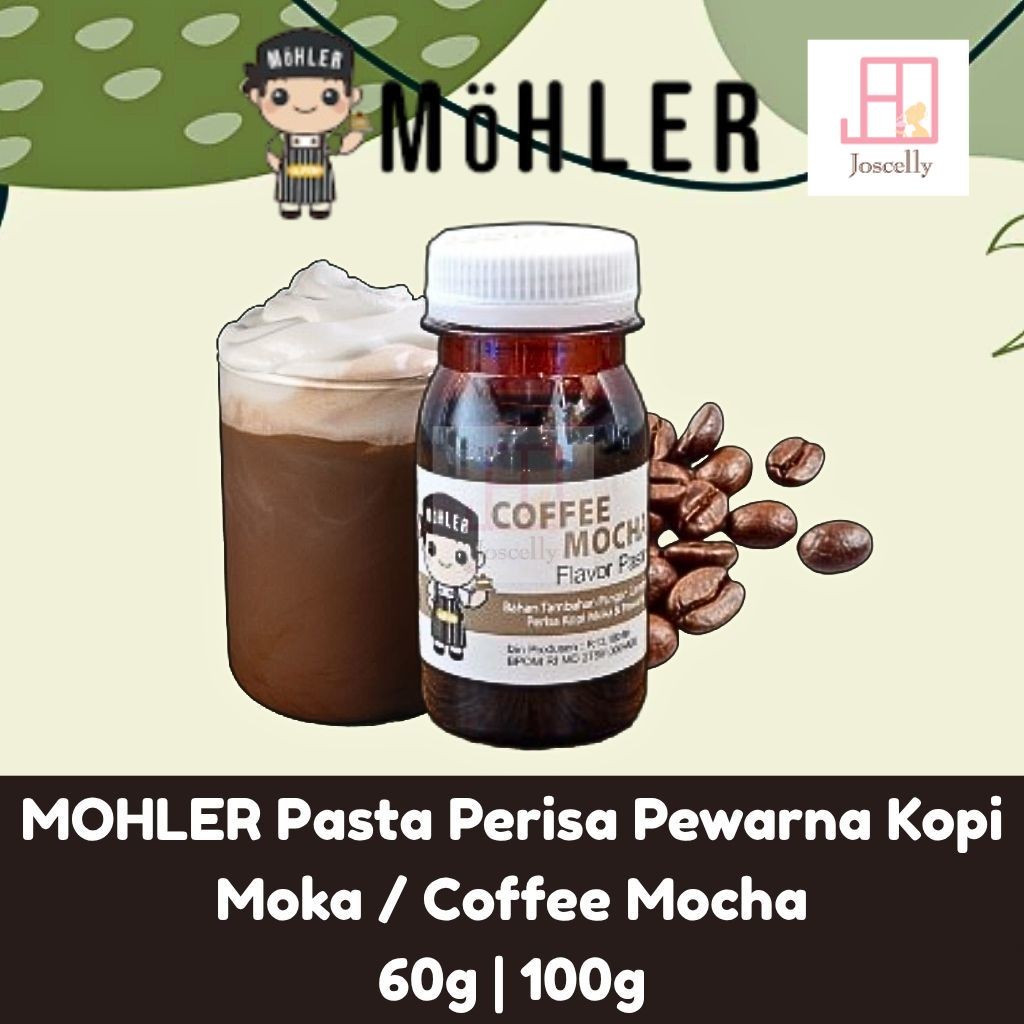 

JOSCELLY.ID MOHLER Pasta Perisa Pewarna Kopi Moka / Coffee Mocha