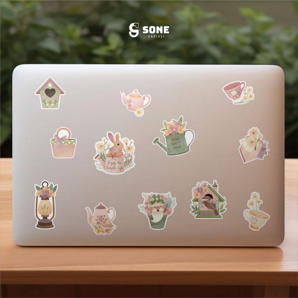 

Stiker COTTAGECORE Vinyl Waterproof Anti Air - Sticker Aesthetic Helm Buku Journal Koper Motor Casing HP Laptop Tumbler Setiker