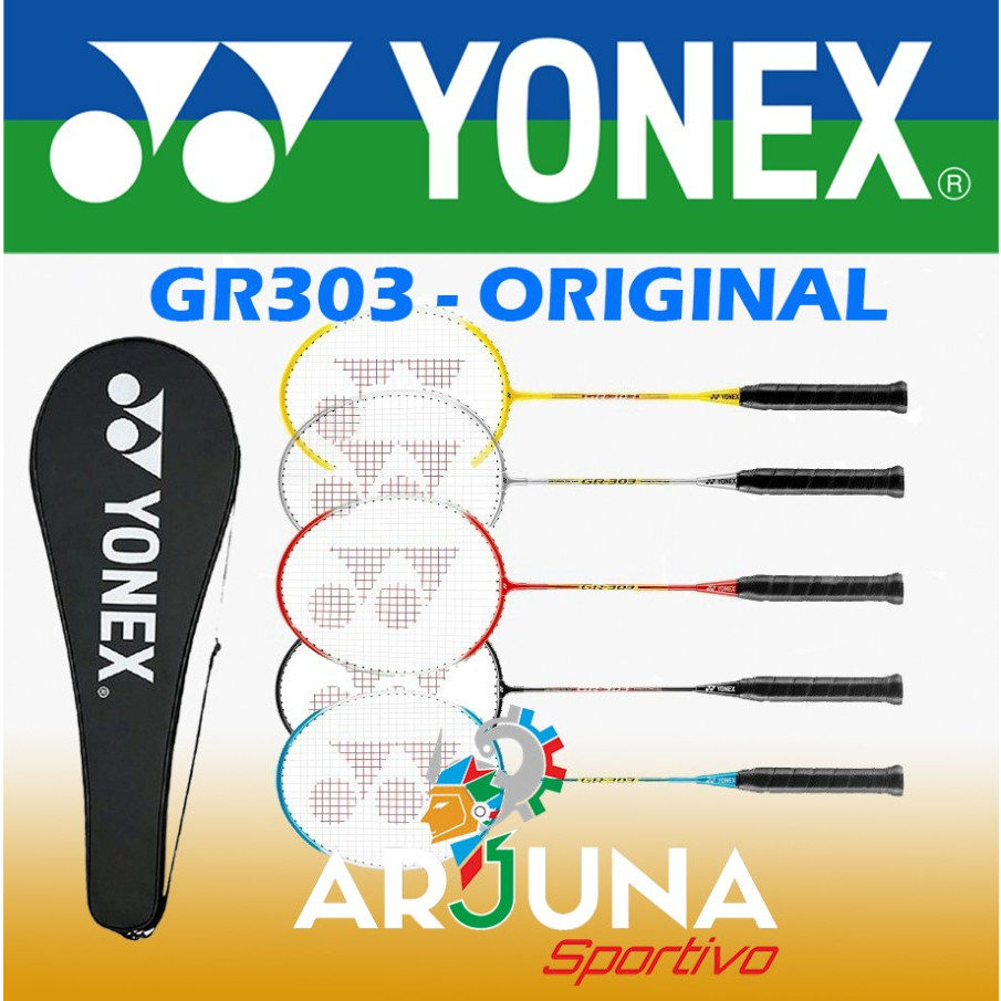 YONEX BADMINTON RACKET | GR303 | RAKET + SENAR YONEX ORIGINAL