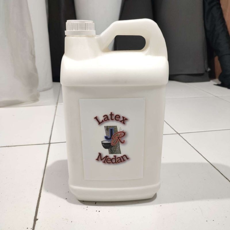 

Lem Latex Cair JR Medan 5 Liter Untuk Busa Eva Kulit Sofa dan Sintetis