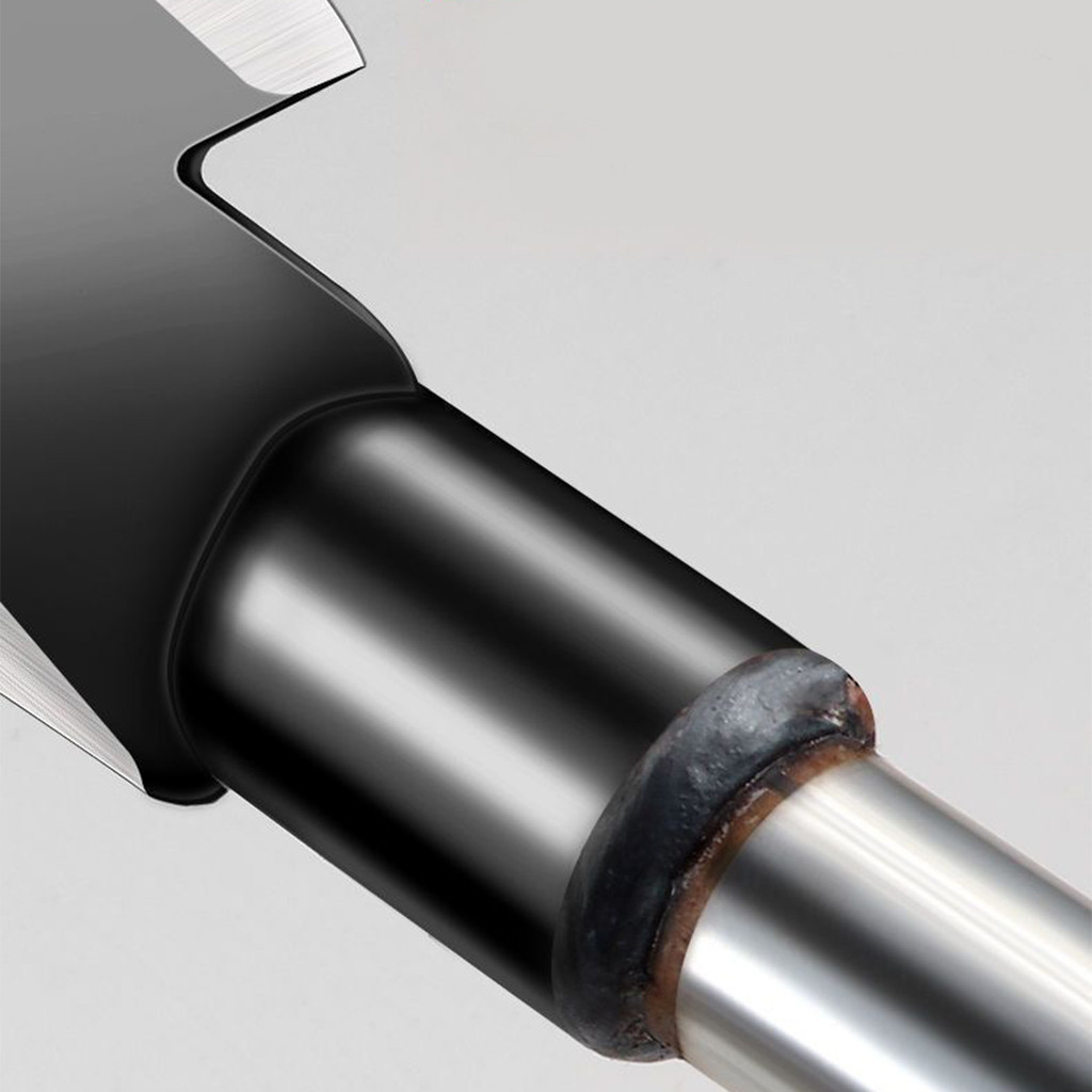 READY 1pc Sabit Kapak Panjang Pegangan 40/60cm Baja tahan karat Pemangkas Rumput Arit Baja Asli