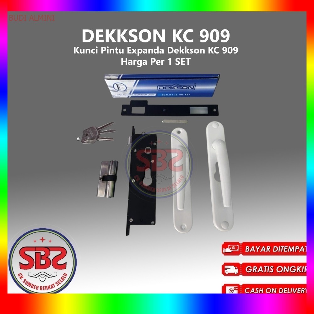 Nimira_Amira Dekson Dekkson Kc909 Kunci Pintu Expanda Dekkson Kc 909 White