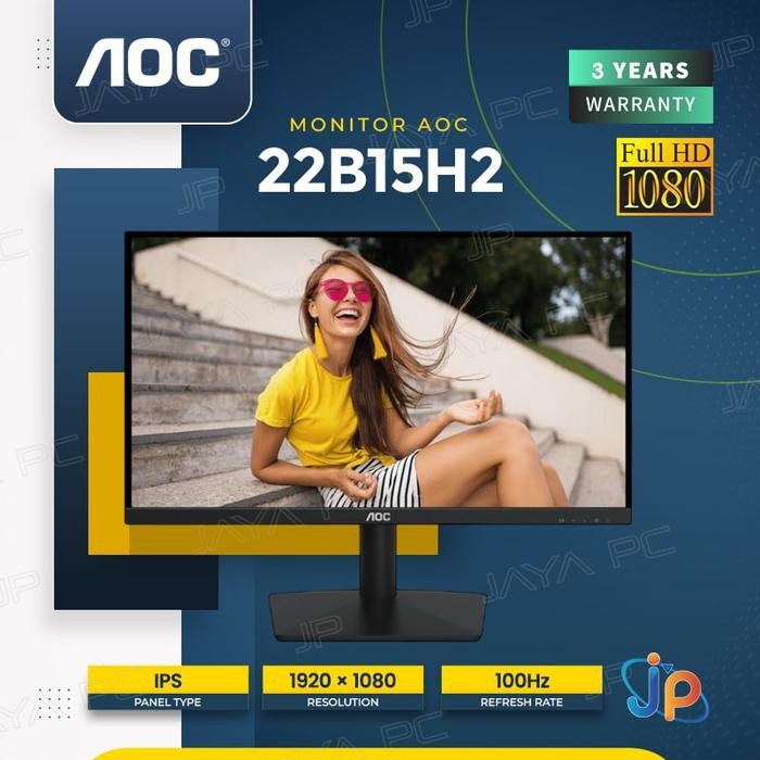 Monitor AOC LED IPS 22B15H2 - Full HD 22" Inch