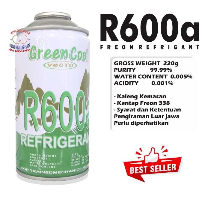 FREON R600A | FREON R600 KALENG | FREON KULKAS R600 | FREON TABUNG