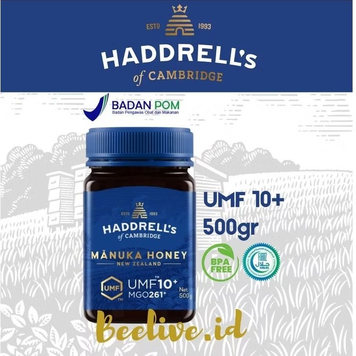 

Madu Haddrells Manuka Honey UMF 10+ MGO 263+ 500gr