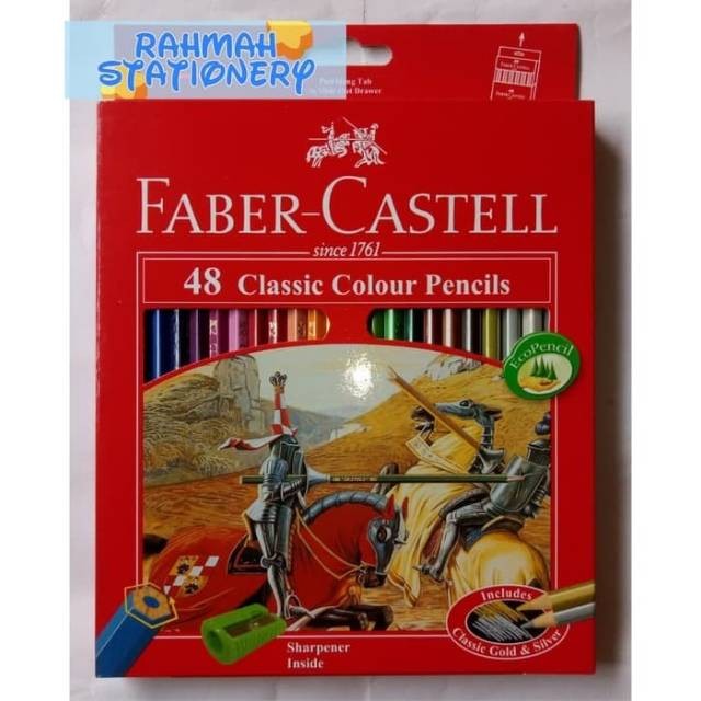 

Pensil Warna 48 / Classic Colour Pencils 48 Faber Castell