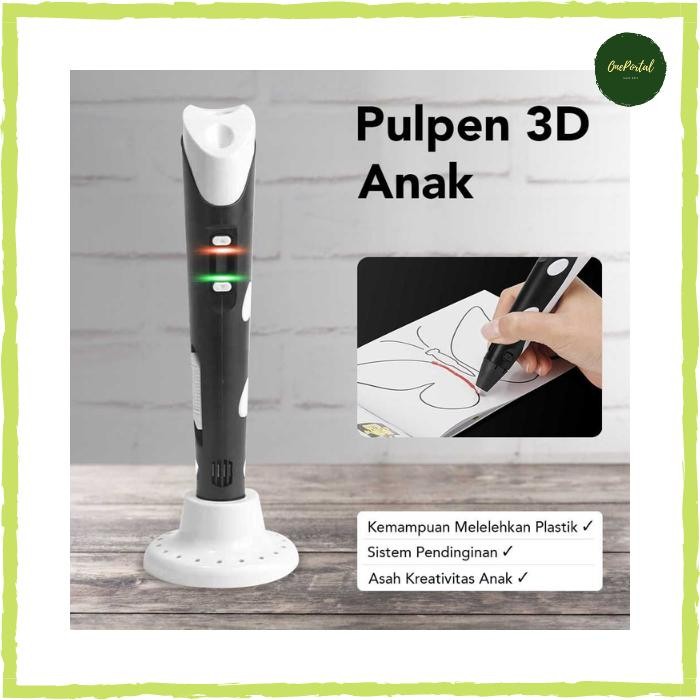 

【M-MT】BIG SALE!!! Pulpen 3D Anak Printing Magic Drawing Filament Pen - Set Pulpen 3D