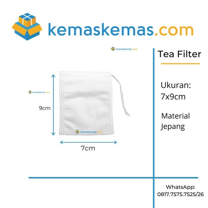 

Promo Drip Tea Bag Material Japan | Tea Filter Paper | Kantong Saringan Teh - 5,5 x 7cm terlaris