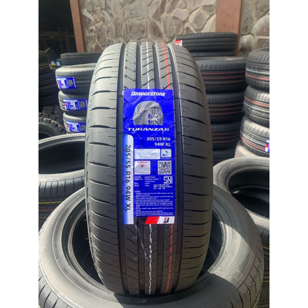 Ban Mobil Bridgestone Turanza 6 205/55 R16 Ban Mobil Avanza,Xenia Yaris Jazz