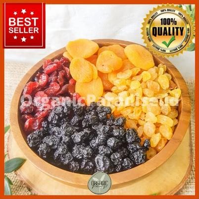 

Buah Kering Mix 500 gram / Mix Dried Fruit 500 gr Premium Fresh Organic Paradise - Nutri Nitro