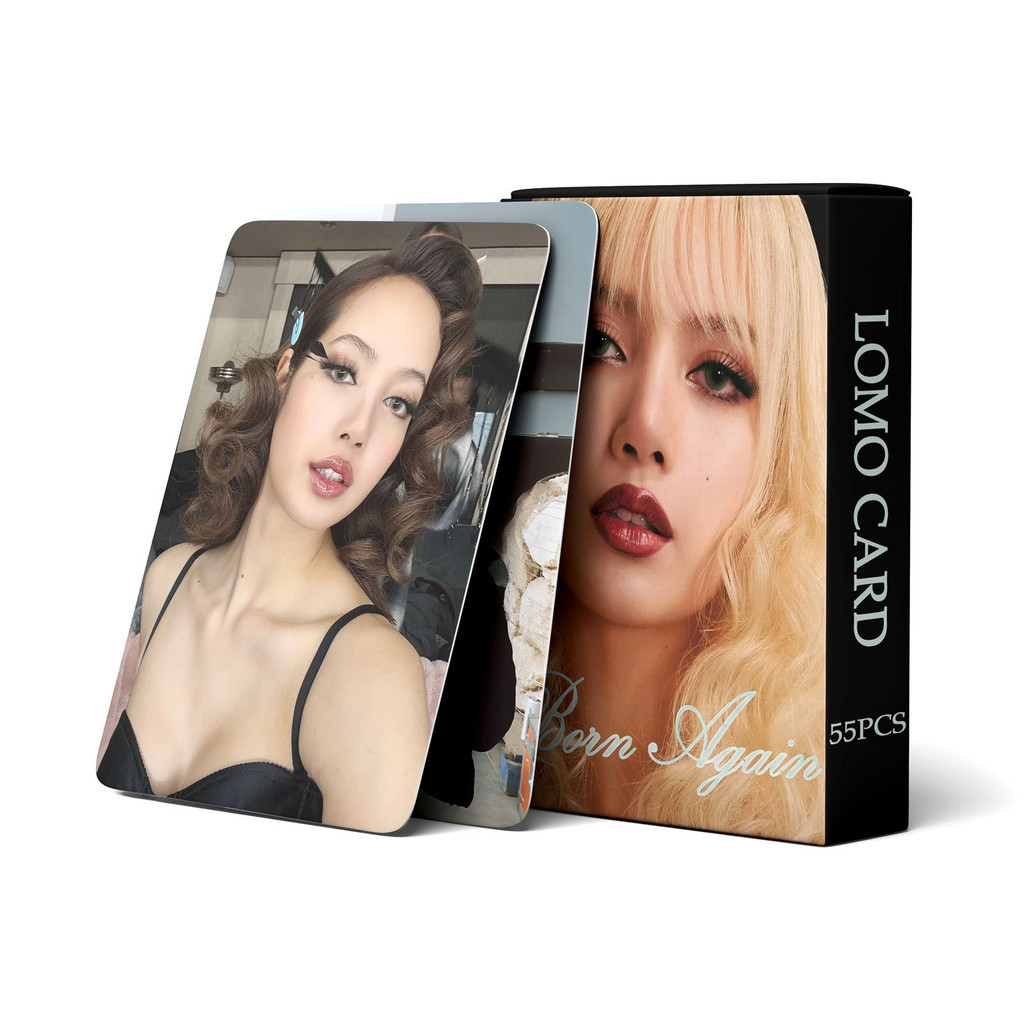 

55 pcs in stock LISA BORN AGAIN Fan Collection Card ALTER EGO Photo card postcard lomo card