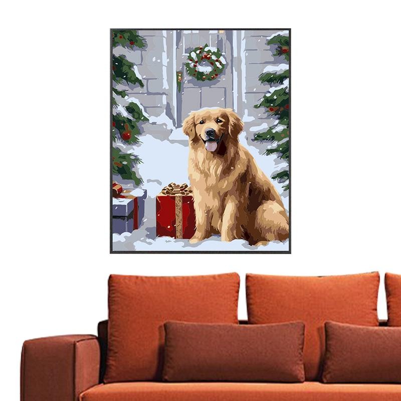 

Oil Painting Paint By Number Kit Canvas Hand Drawing Arts Craft 15.75x19.69 Inches Paint By Numbers Kits For