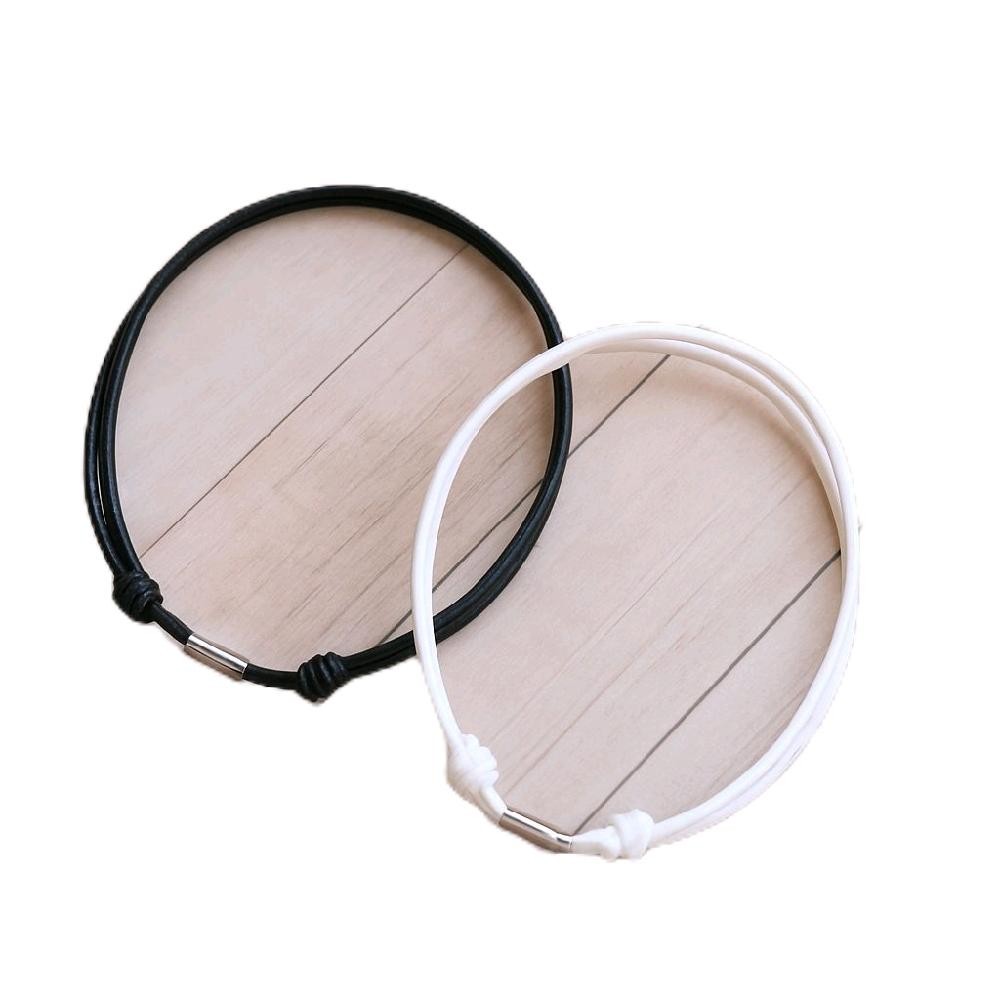 “Gelang Couple Hitam Putih Minimalis" Bracelets/ Couple Tabung Hitam Putih