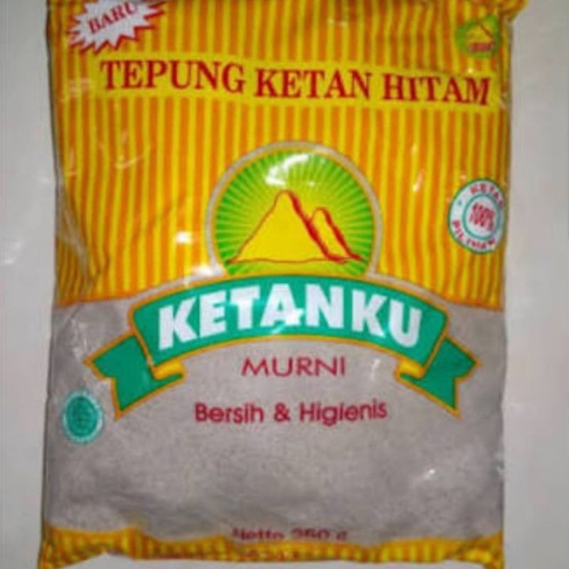 

tepung ketan hitam 250 g .
