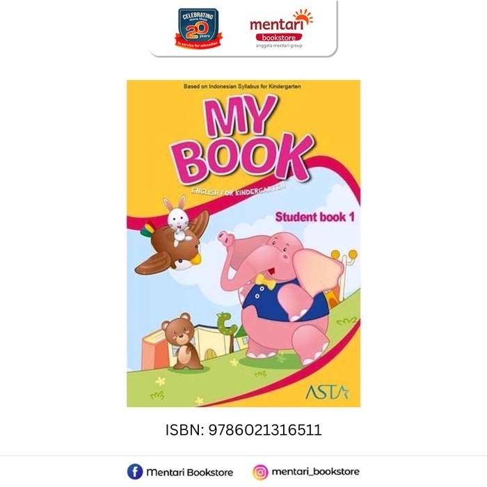 

ASTA My Book English for Kindergarten | Buku TK