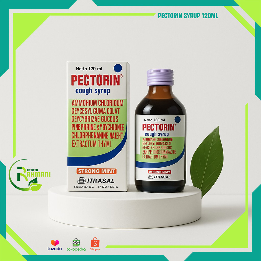 

Pectorin Sirup 120ml Rasa Peppermint / Pectorin Syrup