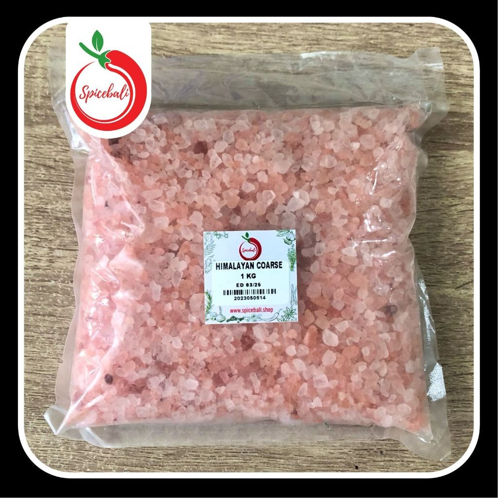 

Garam Pink Himalaya Kasar 1 kg / Himalayan Pink Salt Coarse 1 kg / Himalaya Pink Salt Rock