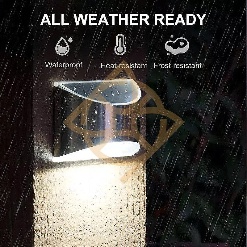 [COD ] Lampu tenaga surya outdoor otomatis nyala dinding taman LED solar panel surya