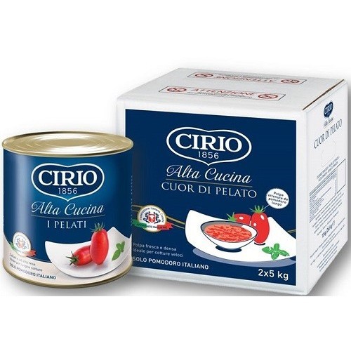 

Cirio Peeled Tomatoes / Pelati Plum / Tomat Kupas Italy - 5 Kg