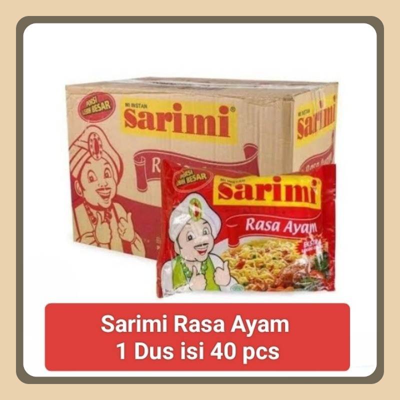 

Sarimi Rasa Ayam | Mie Instan Rebus 1 Dus Isi 40 Pcs