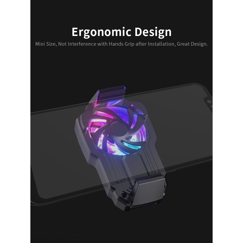 

TERLARIS! MEMO FL05 RGB FANCOOLER PORTABLE 700MAH - FL05