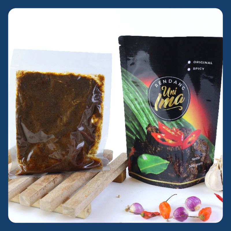 

[Netto: 250gram] Rendang Uni Ima Asli Padang 250 gram