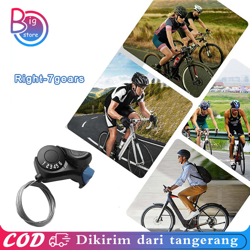 7 Speed Operan Gigi Sepeda Thumb Gear Universal Gear Sepeda 7 Speed