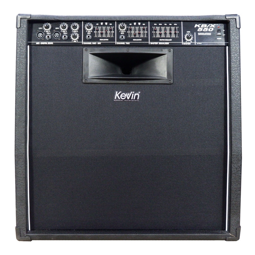 Amplifier 2 Mic 2 Line Input Channel EQ Effect Keyboard Mic Gitar Drum Elektrik Kevin KBX-550