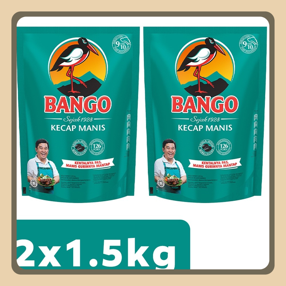 

Bango Kecap Manis Pouch 1.5Kg Twinpack