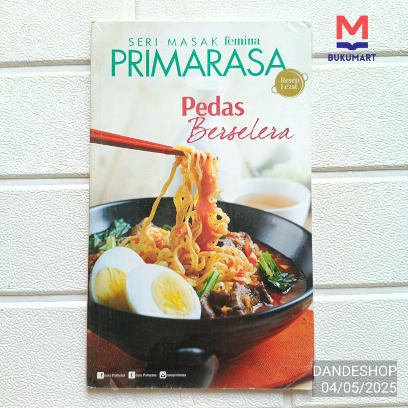 Pedas Berselera - seri masak Femina Primarasa resep lezat - Buku Resep Masakan