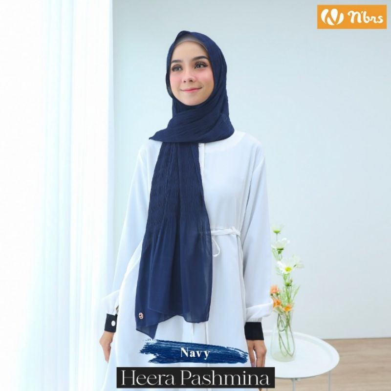 NC_Hijab Nibras hijab Wanita Dewasa Terbaru Heera Pashmina by Nibras