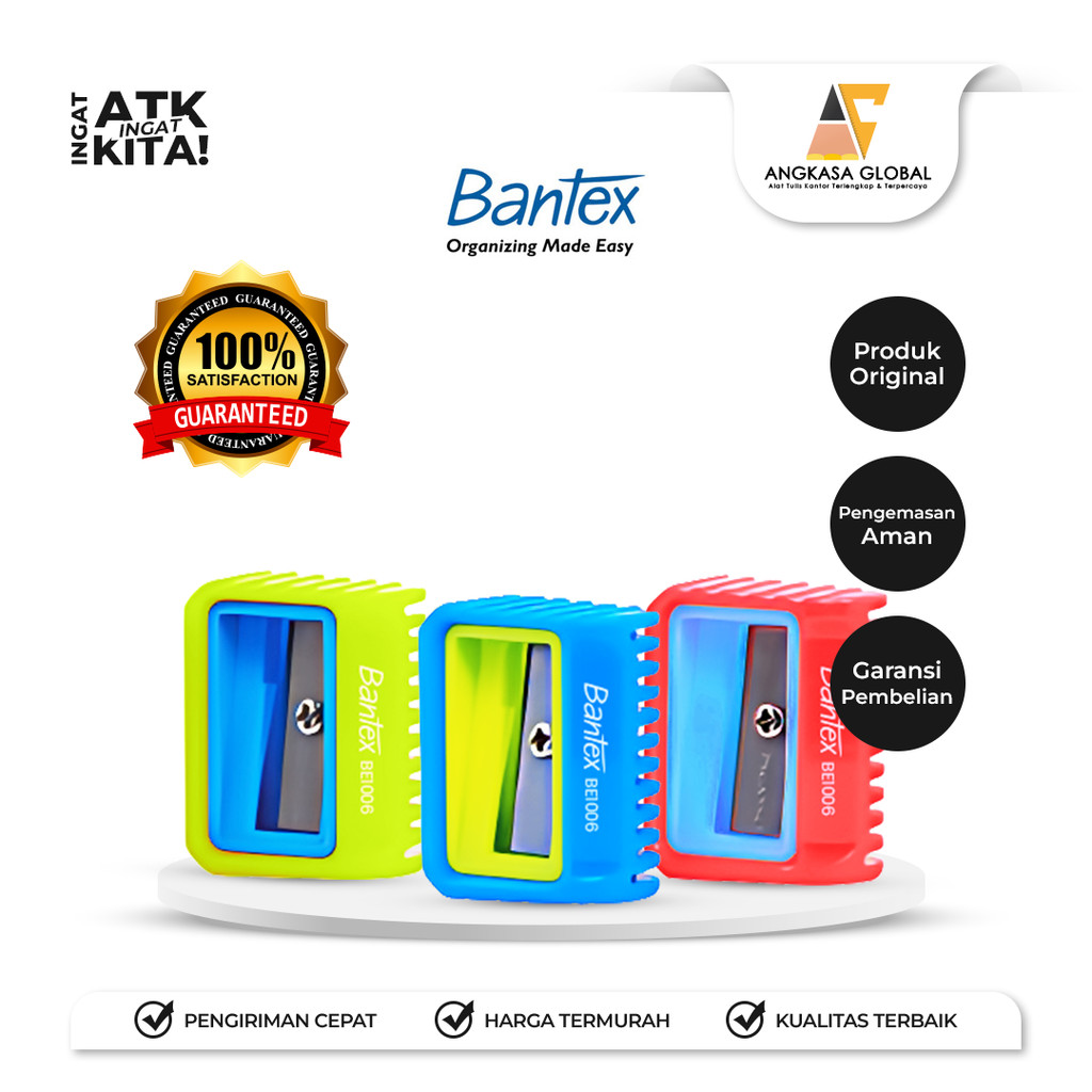 

BANTEX RAUTAN PENSIL/ PENCIL SHARPENER BE1006 (1PC)
