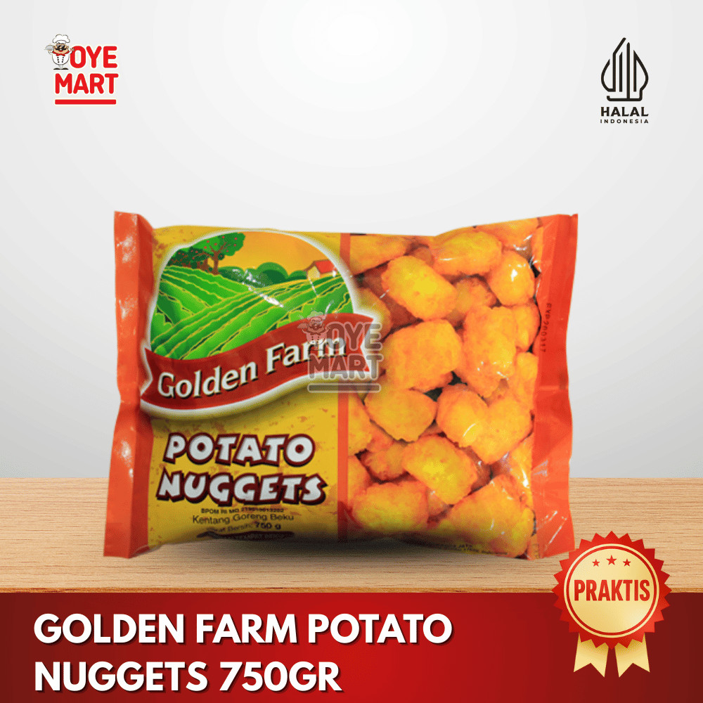 

GOLDEN FARM POTATO NUGGETS 750GR
