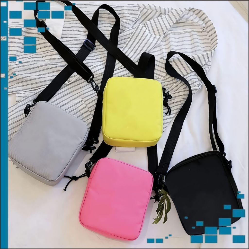 WY Tas Selempang Polos Anak Laki laki dan Perempuan Fashion Kids A5 32