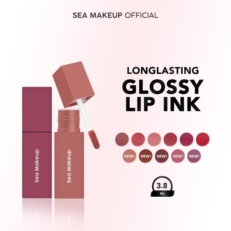 

Sea Makeup Lacquer Shake Lip Ink Longlasting lip ink - Glossy Finish Liquid Lipstik Liquid Lipstick Liptint Transferproof