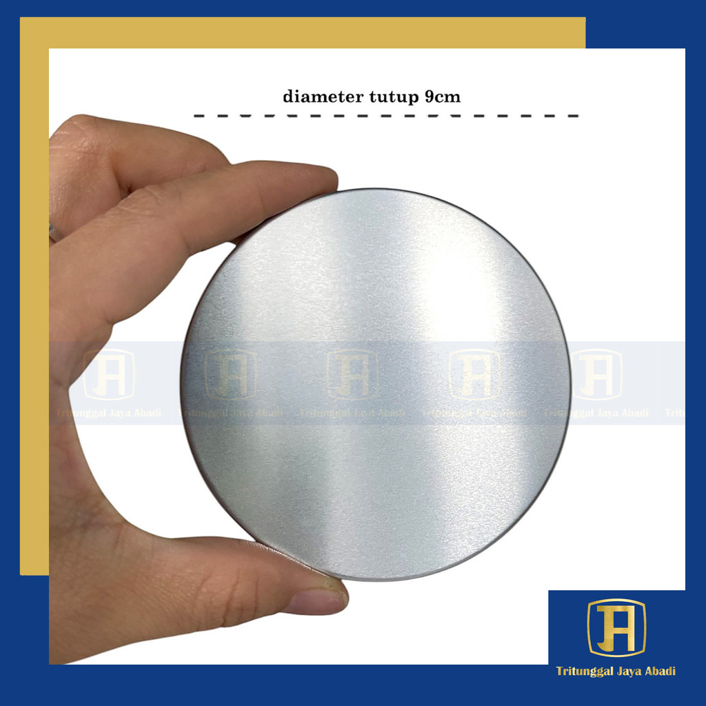 Tutup Toples Silinder Aluminium – Silver / Gold / Rose Gold