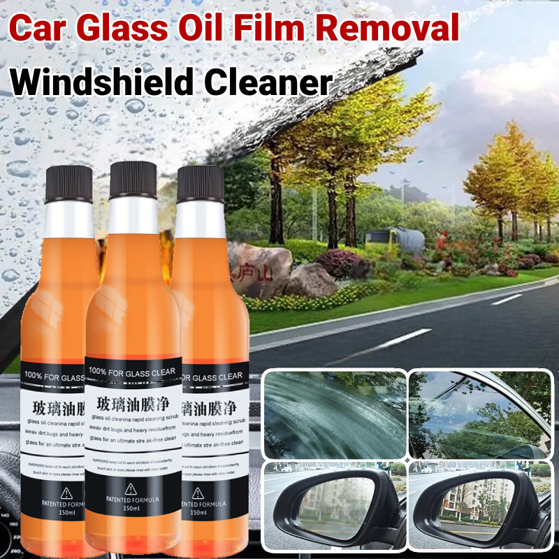 Strong glass oil film Remover auto glass rain Power Oil Removal of oil film windshield cleaner