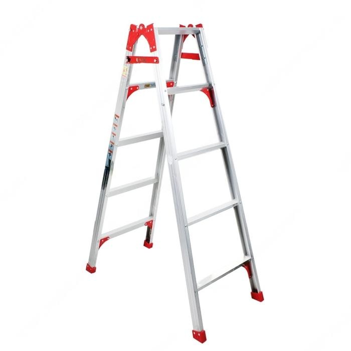 Tangga Aluminium KRISBOW 2in1 5 Step 3 Meter Anti Selip