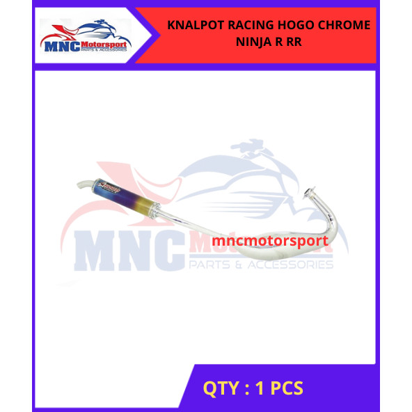 KNALPOT RACING HOGO SAMPING CHROME NINJA R-NINJA RR