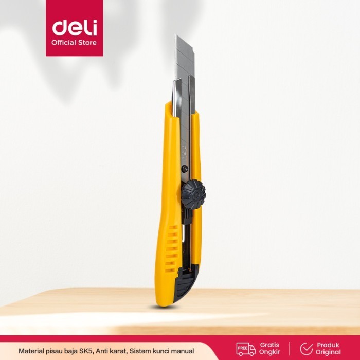 

DELI E2043 Pisau Cutter Big Rotary Lock