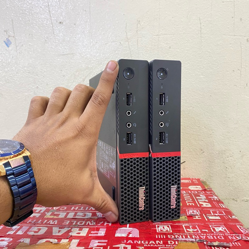 PC MINI LENOVO M715Q RYZEN 5 PRO 2400 GE RAM 16 GB SSD 512 GB WIFY BERGARANSI TINGGAL PAKAI