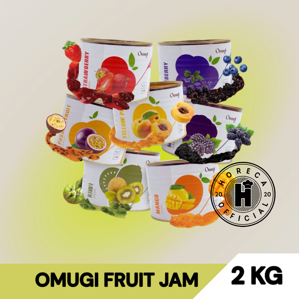 

Omugi Fruit Jam 2kg / Selai Buah Omugi 2 kg