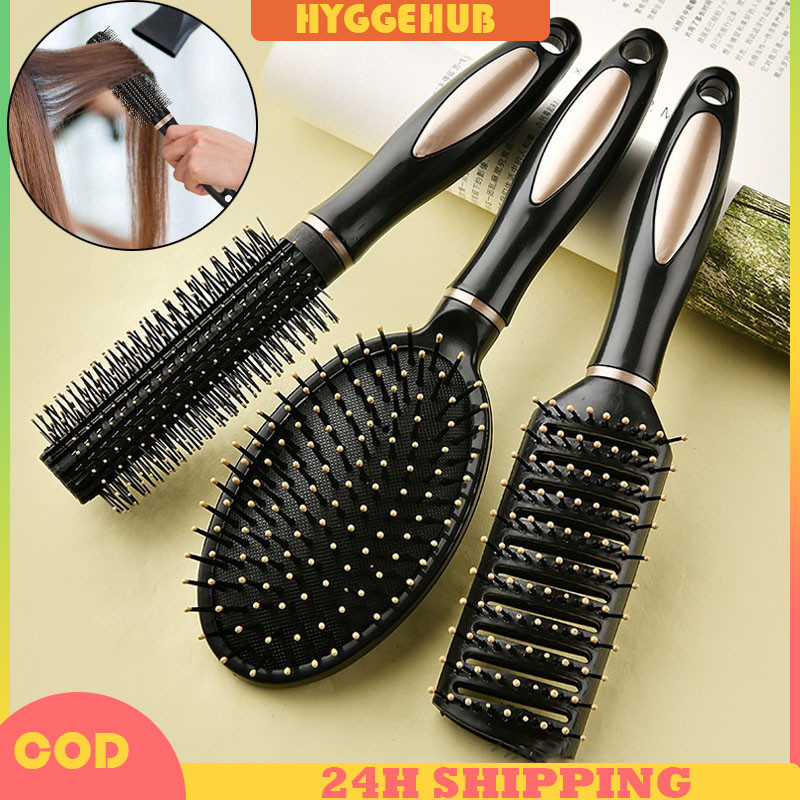 Sisir Oval Bulat Kotak Set Isi 3Pcs /Sisir Rambut Wanita / Sisir Rambut Anti Kusut