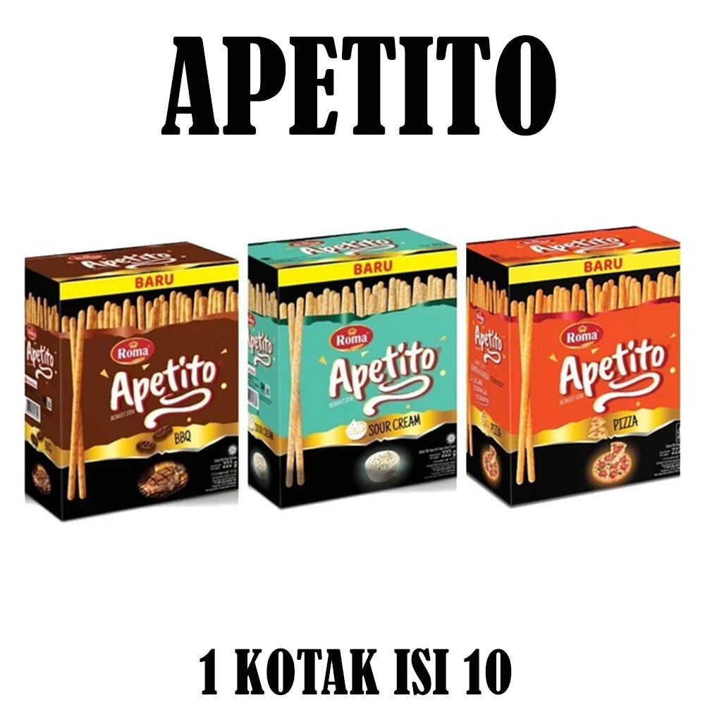 

APETITO BISKUIT STIK KOTAK ISI 10