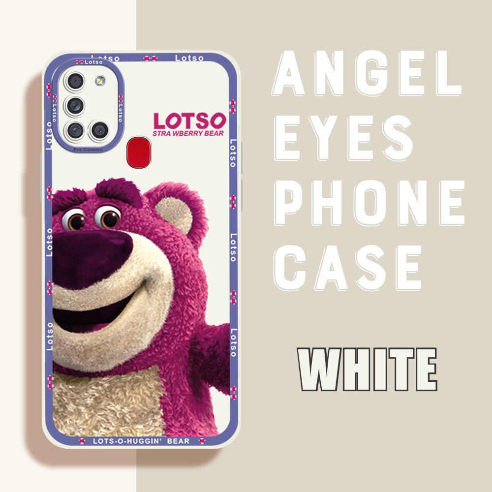 Softcase Kartun Casing For Compitable With Samsung A21S  Ponsel Asli Baru  Ponsel Karet Lembut Desai