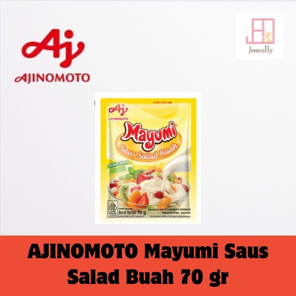 

JOSCELLY.ID AJINOMOTO Mayumi Saus Salad Buah 70 gr
