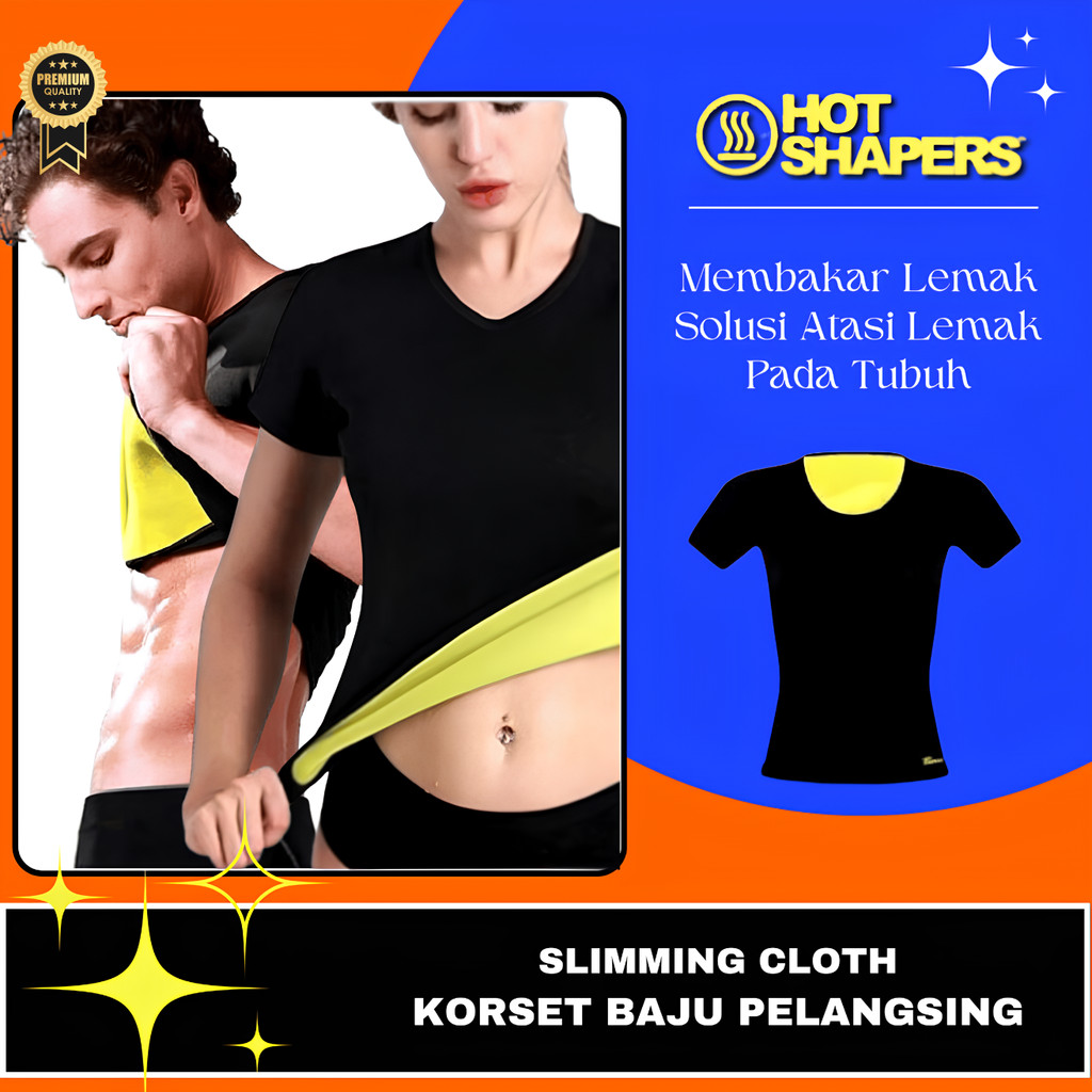 KORSET BAJU SAUNA OLAHRAGA PRIA WANITA PENGECIL PERUT KORSET NEOTEX ORIGINAL ALAT GYM FITNES